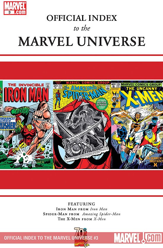 Cover of Official Index To The Marvel Universe (2009) - #3