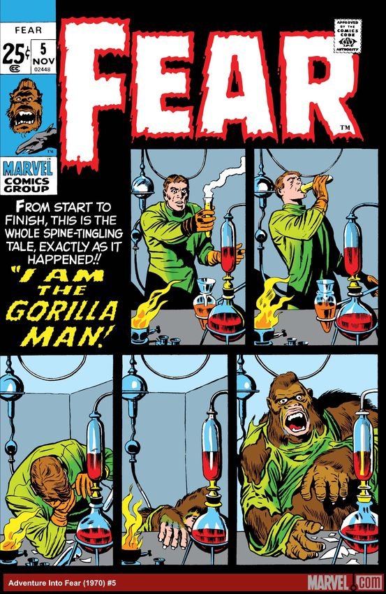 Cover of Adventure Into Fear (1970) - #5
