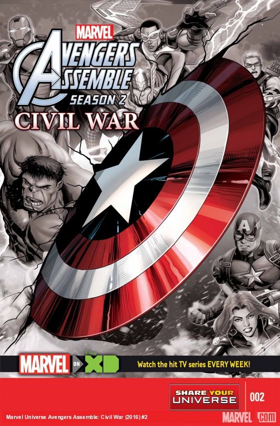 Cover of Marvel Universe Avengers Assemble: Civil War (2016) - #2