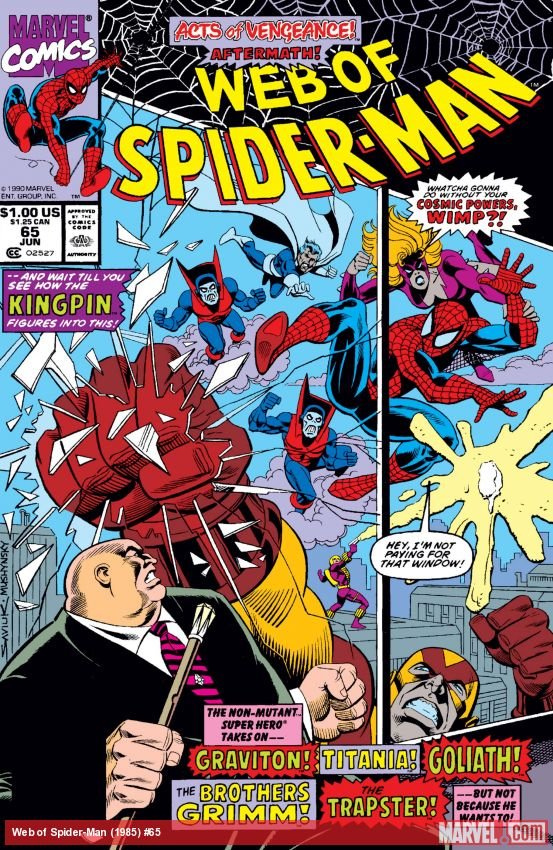 Cover of Web Of Spider-Man (1985) - #65